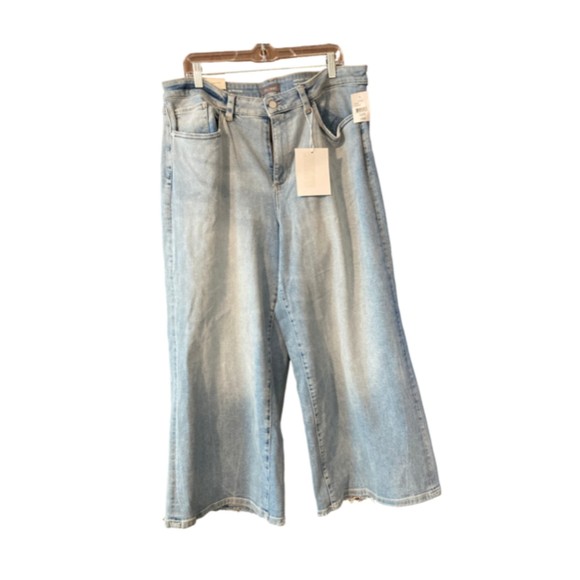 NWT DL1961 Hepburn Wide Leg High Rise Jeans size 18W - Picture 2 of 10